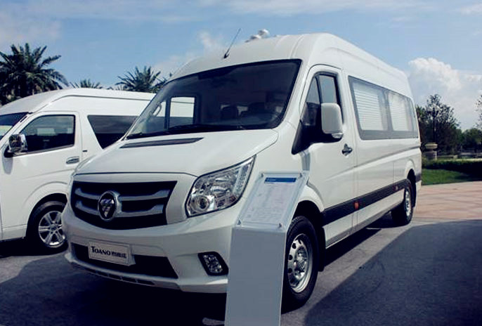 福田商务车 图雅诺s 161马力 封闭厢式货车的封面图